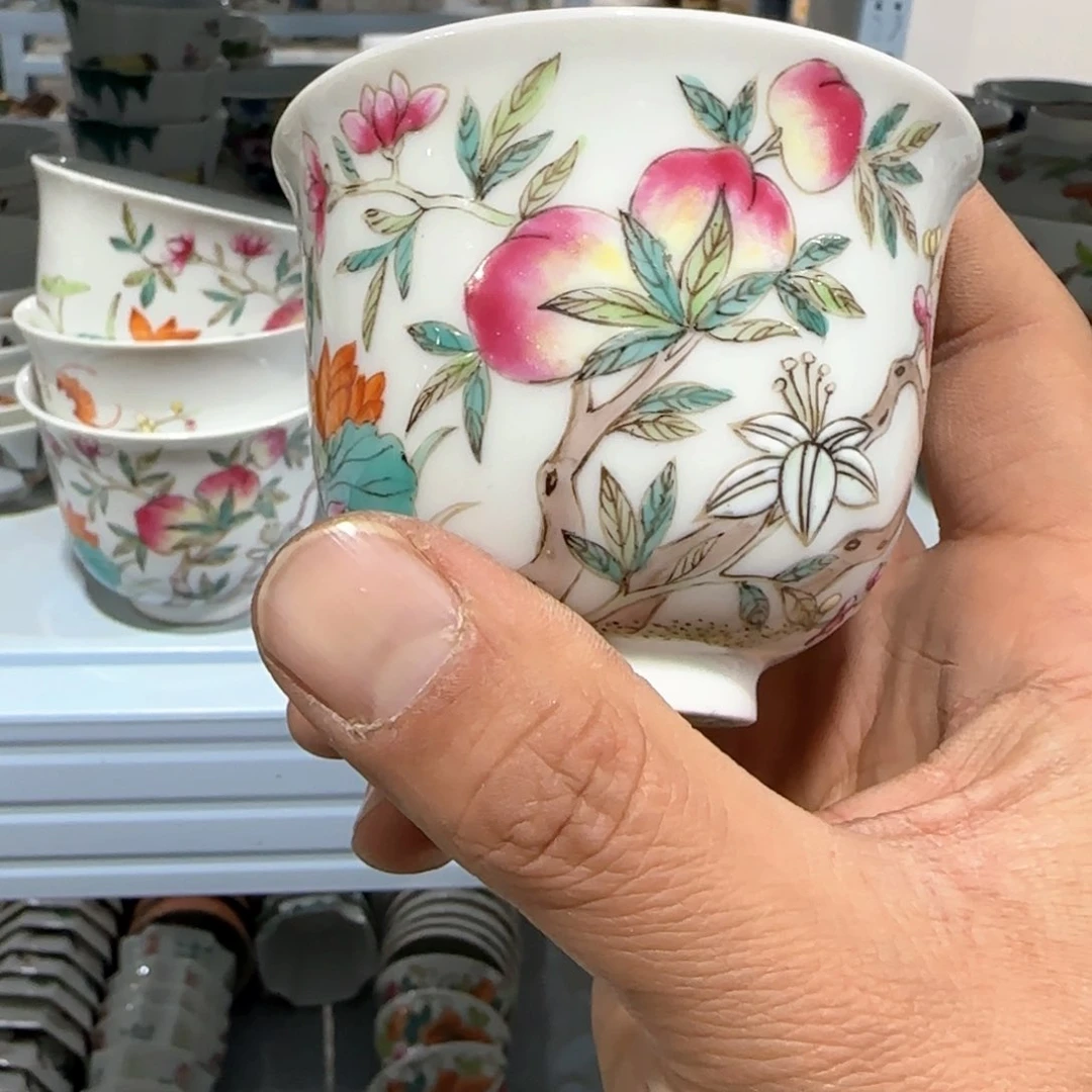 瓷片摆件手绘瓷器全部处理了吧