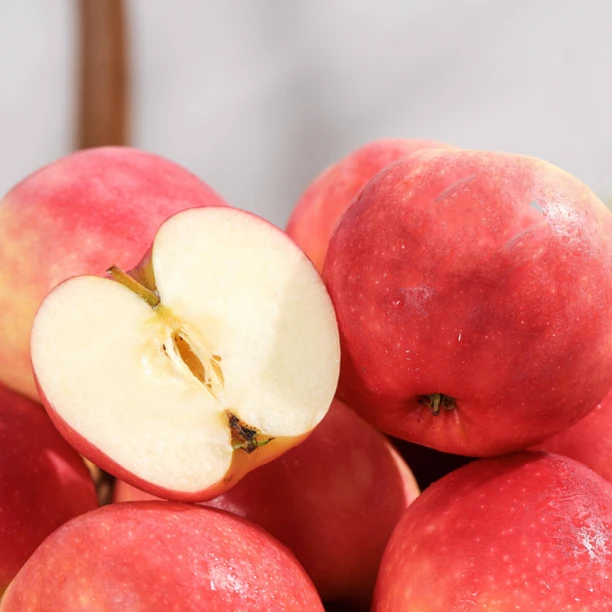 新西兰小花苹果香甜无酸清香脆甜爽口有花香味果肉细腻