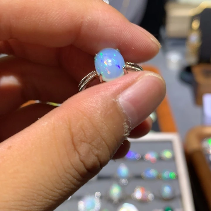 欧泊合金欧泊戒指