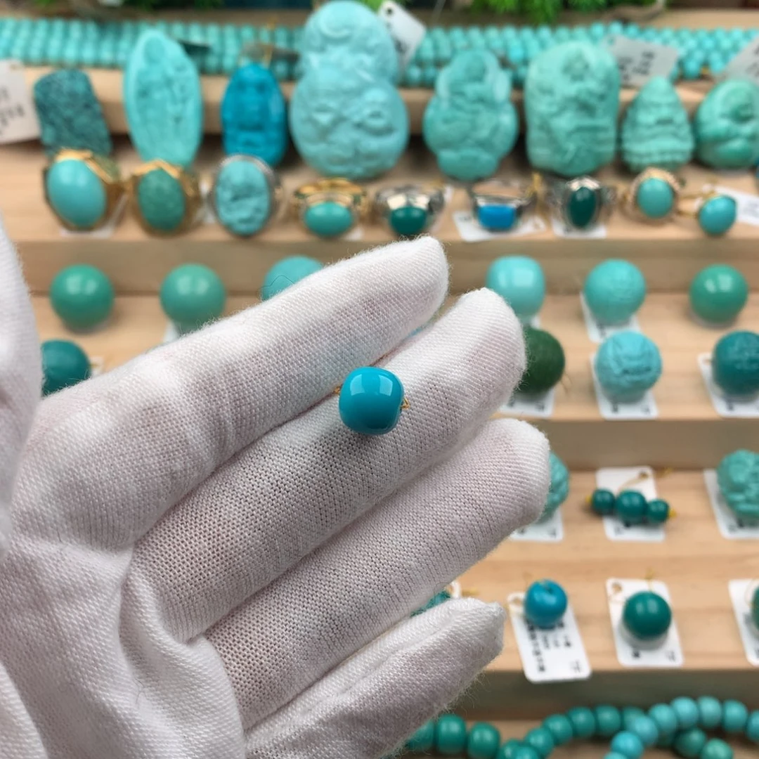 绿松石配饰未镶嵌9.2-8.4