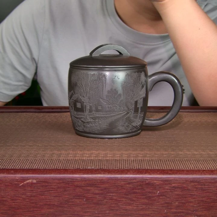 茶杯紫砂高货放漏