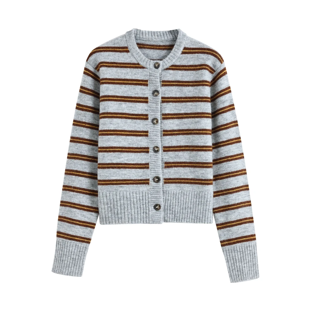 31648 软糯baby羊驼羊毛混纺短款针织毛衣开衫0093