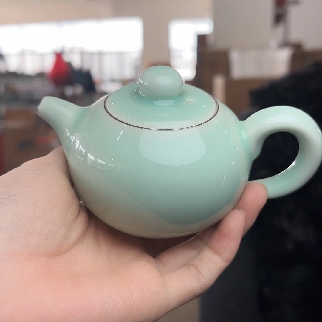 龙泉云间青瓷小米茶器