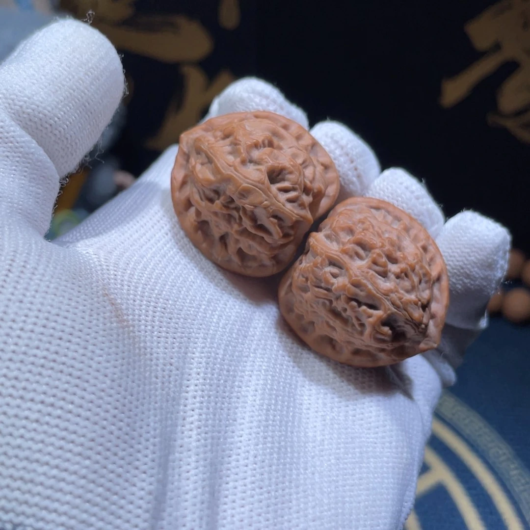 文玩核桃吊坠10号全品龙墩，31.34