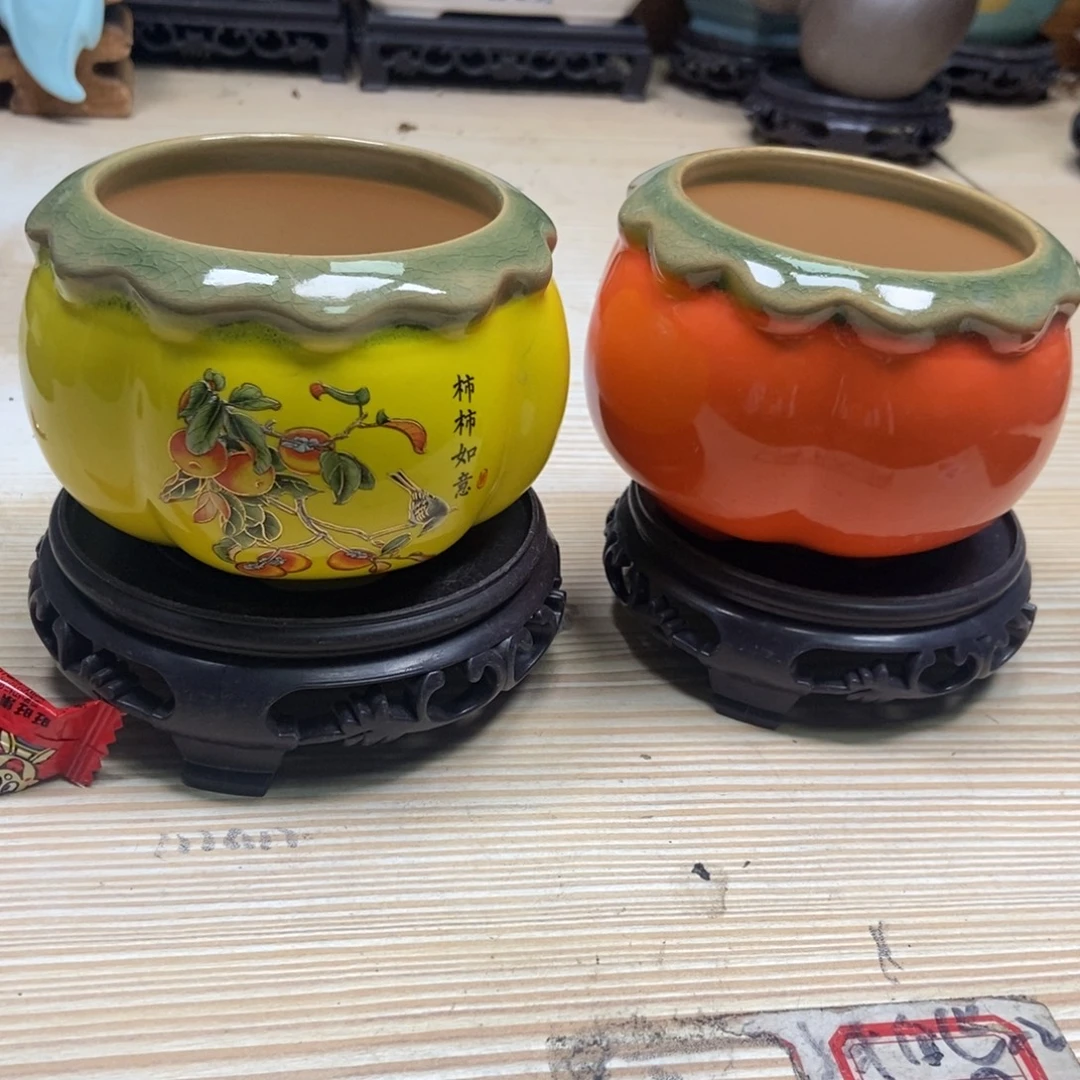 瓷片陶瓷花盆陶瓷艺术