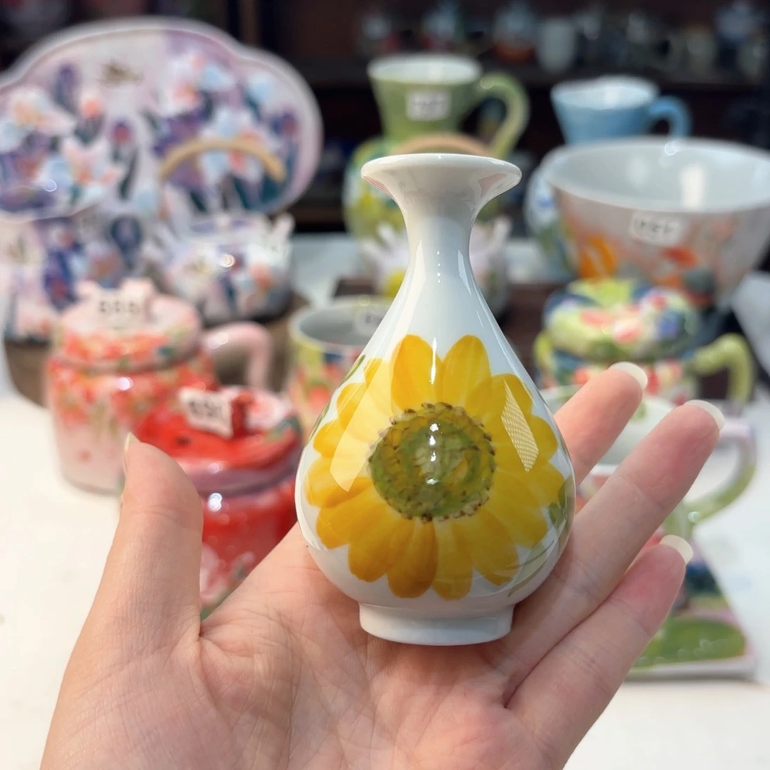 景德镇手绘高温釉下彩陶瓷茶具
