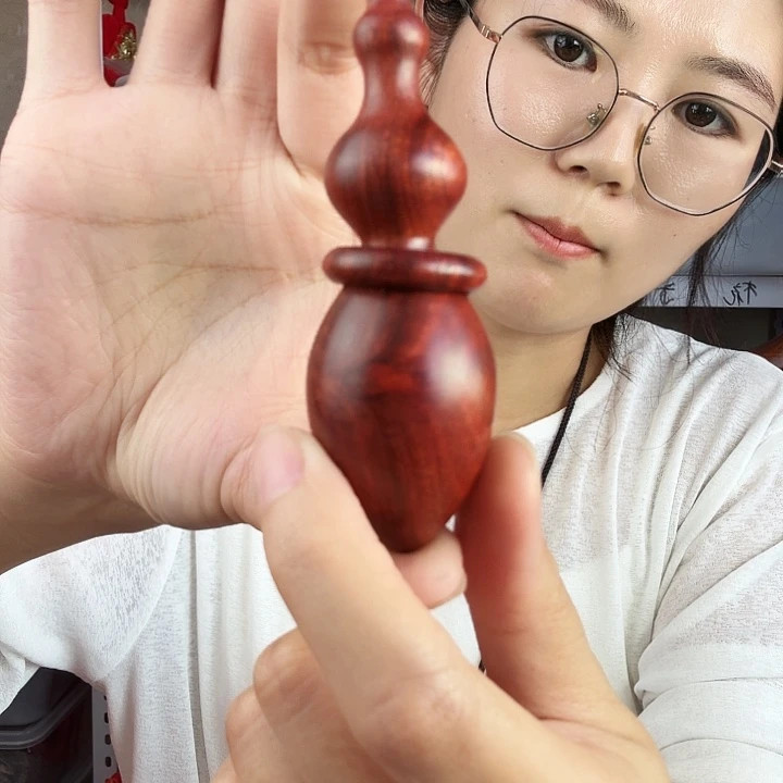 非洲紫檀（红花梨）紫檀葫芦22