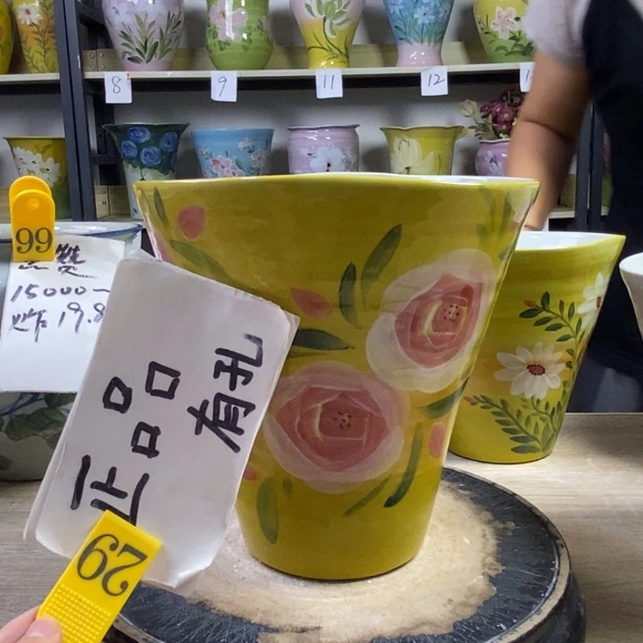景德镇高温陶瓷花盆