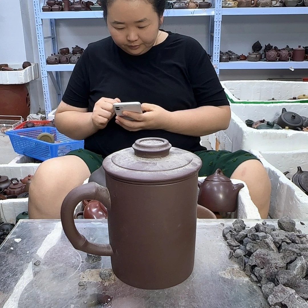 茶壶紫砂宜兴紫砂壶瑕疵