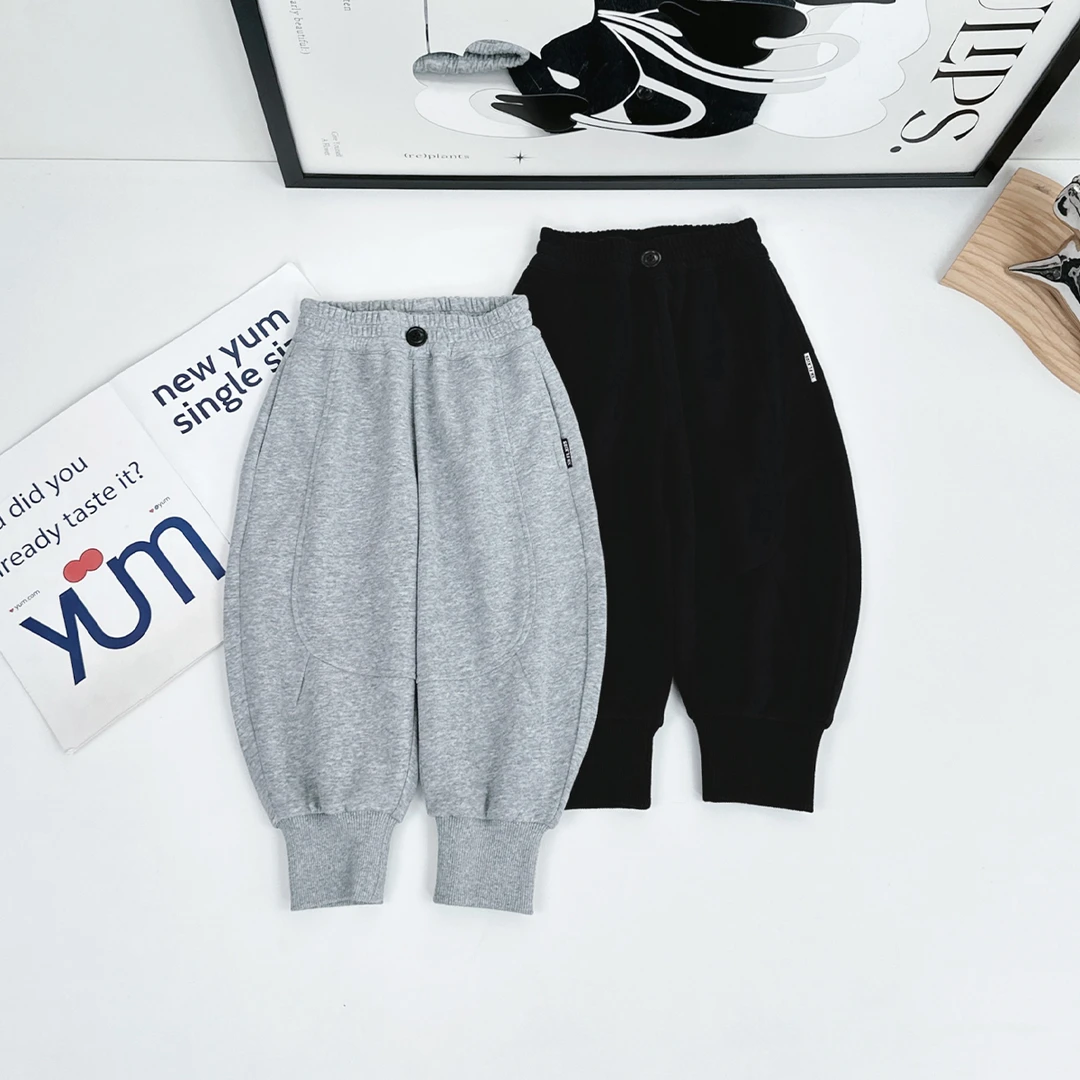 儿童裤子春秋款男童运动裤2025新款春装潮 BQ25069Y 悠悠童话童装