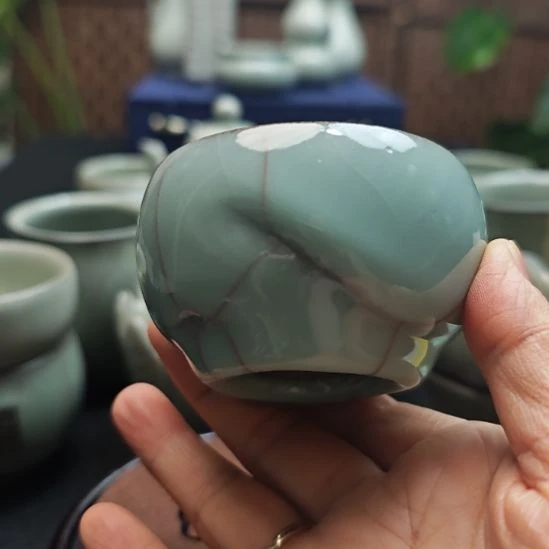 老*东霞官窑裹足杯福利特价