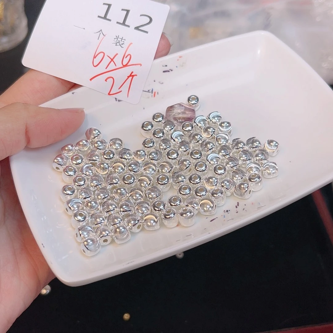 水晶珠宝半成品银S925镶嵌112