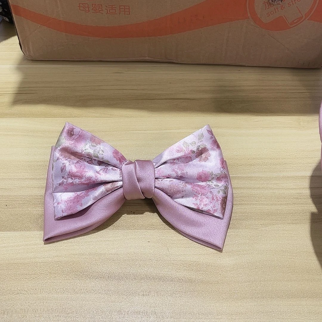 铁合金布艺蝴蝶结发夹
