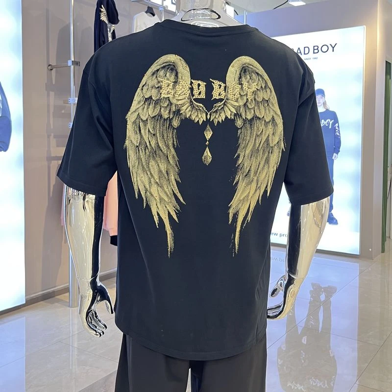【026】BAD BOY潮牌朋克短袖T恤