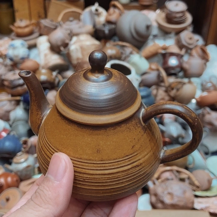 柴烧老岩泥高端茶器