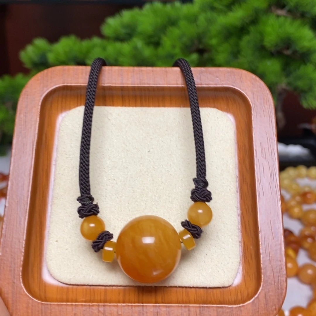 【闪购商品】未镶嵌颈饰蜜蜡项链