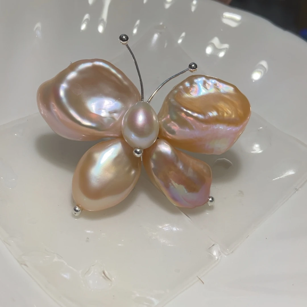 淡水珍珠银S925镶嵌颈饰