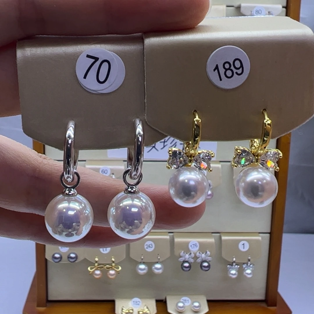 未镶嵌淡水珍珠耳饰