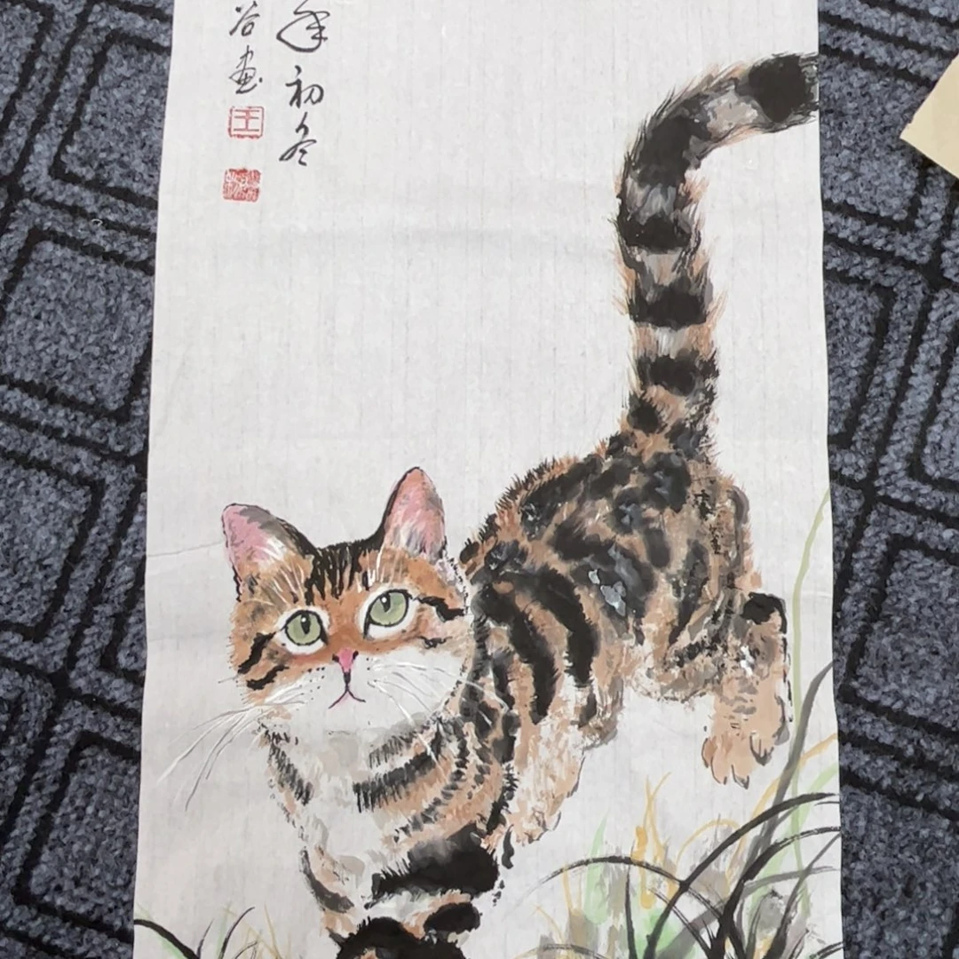 国画四尺四开花鸟作品