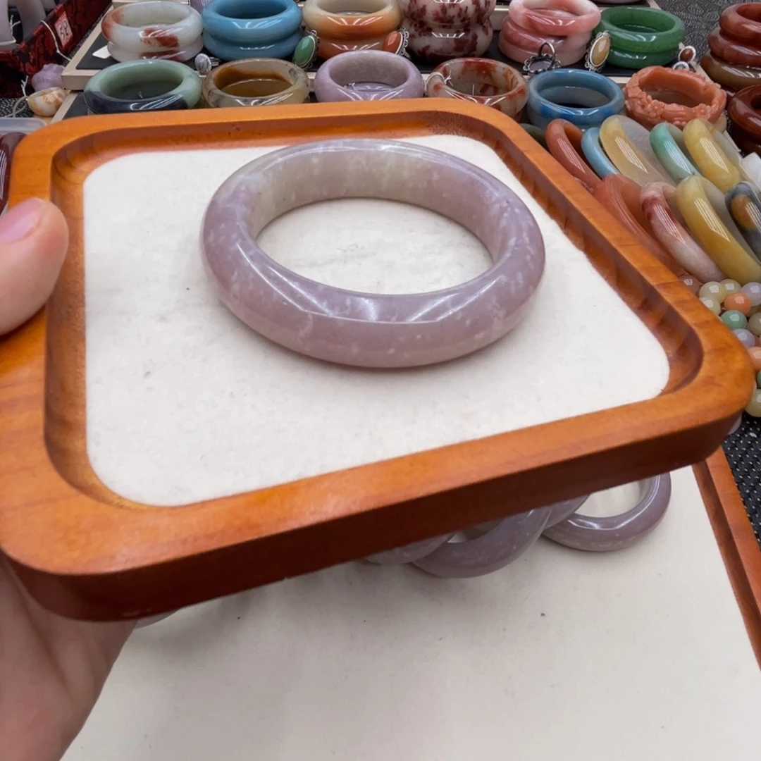 石英质玉未镶嵌圈口54