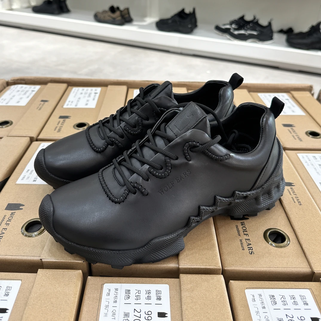 Wolf Ears 广州狼耳新款探索八爪鱼系列商务秋冬款男鞋男士皮鞋