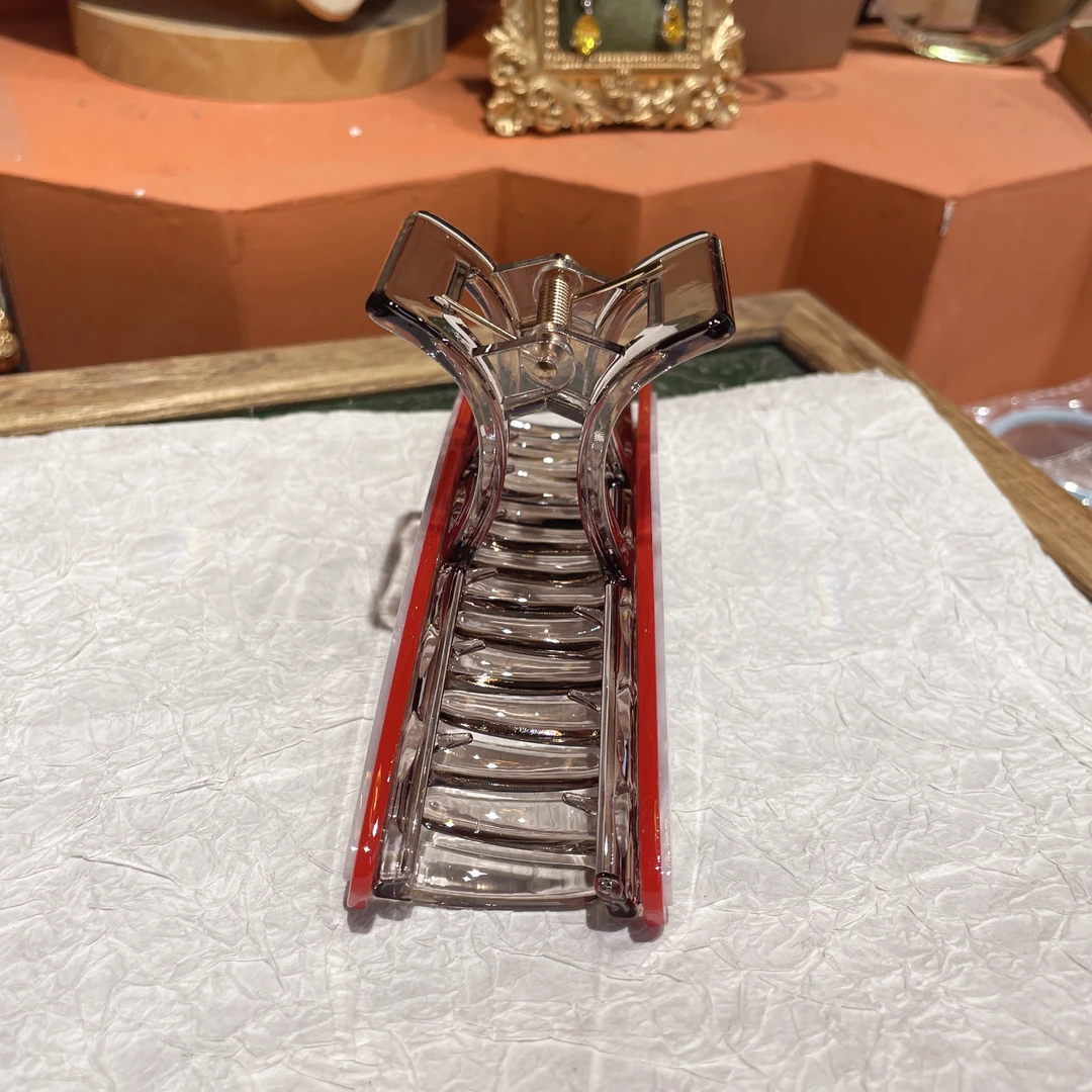 14298 香 红白长款抓夹