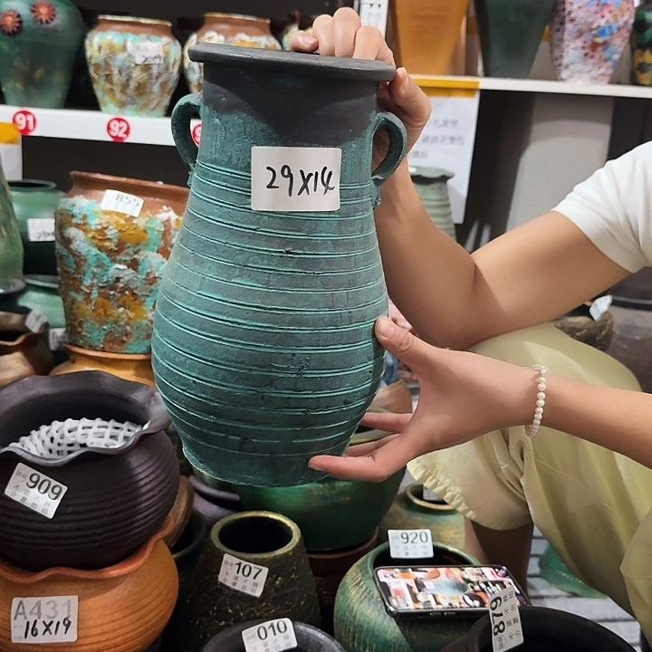 95绿色双耳高度29口径14