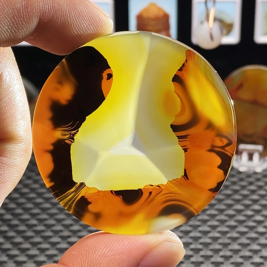 玛瑙/玉髓未镶嵌吊坠(不含链)74