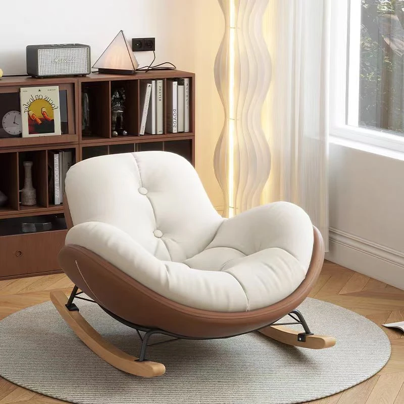 企鹅摇摇椅躺椅家用长阳台休闲椅网红客厅单人逍遥椅创意简约