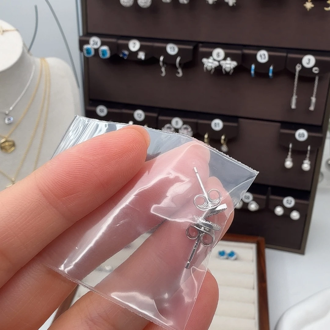 羽毛925银925通体纯银耳饰
