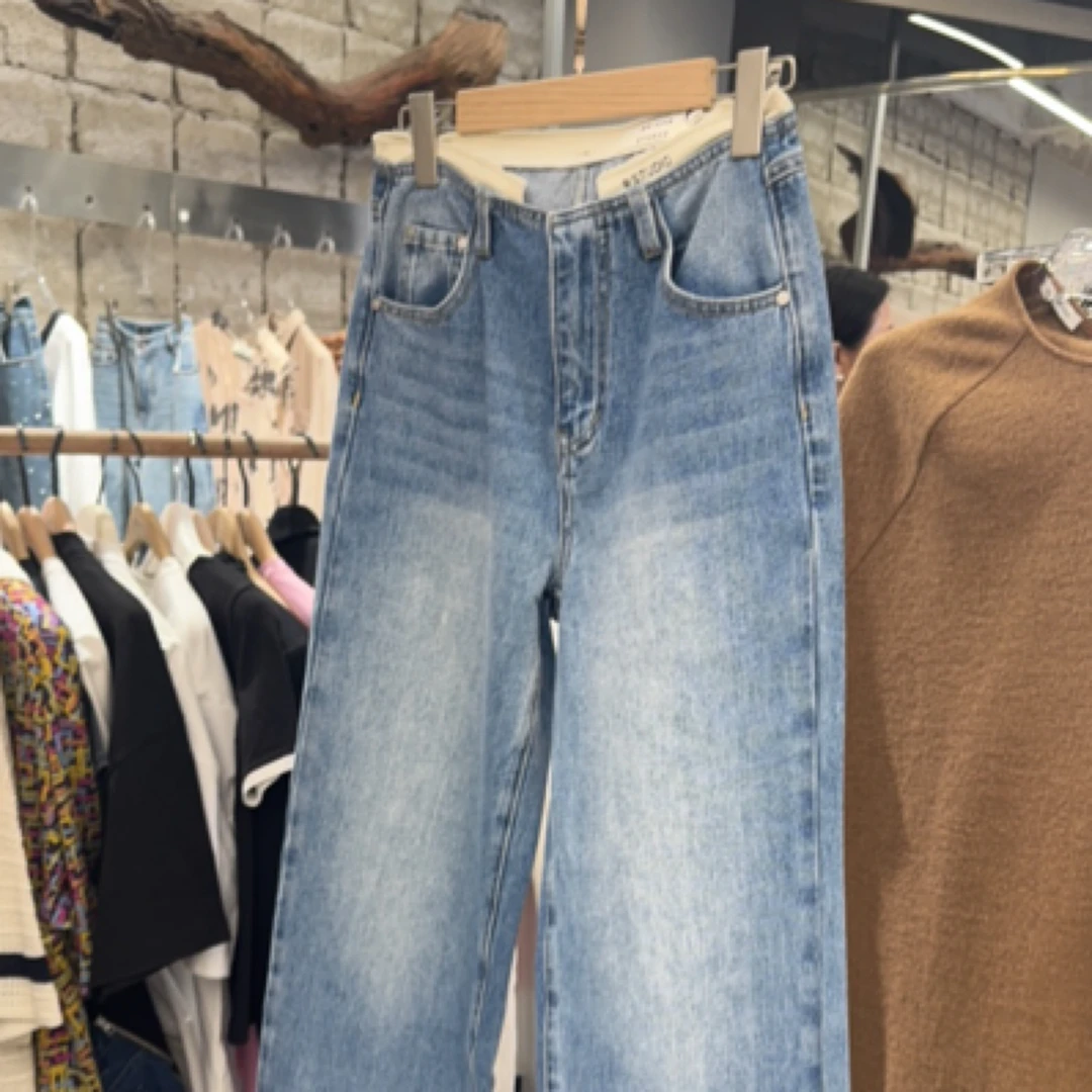 REVAN STUDIO 牛仔直筒长裤