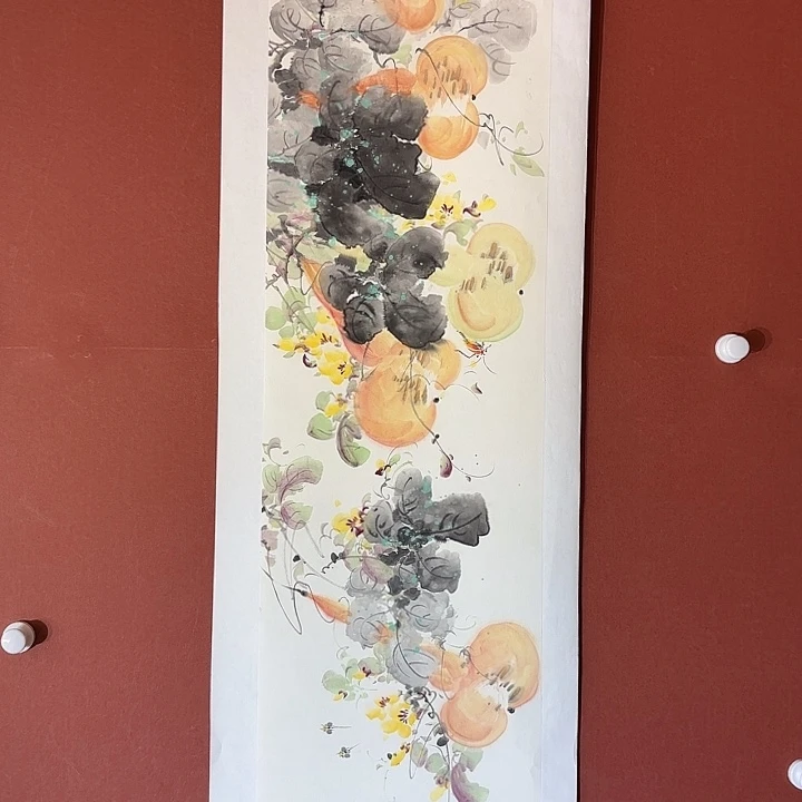 国画听兰老师花鸟