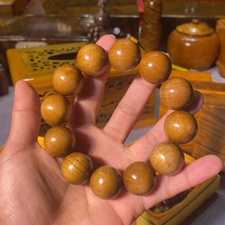 金丝楠金丝楠木小叶手串2.0