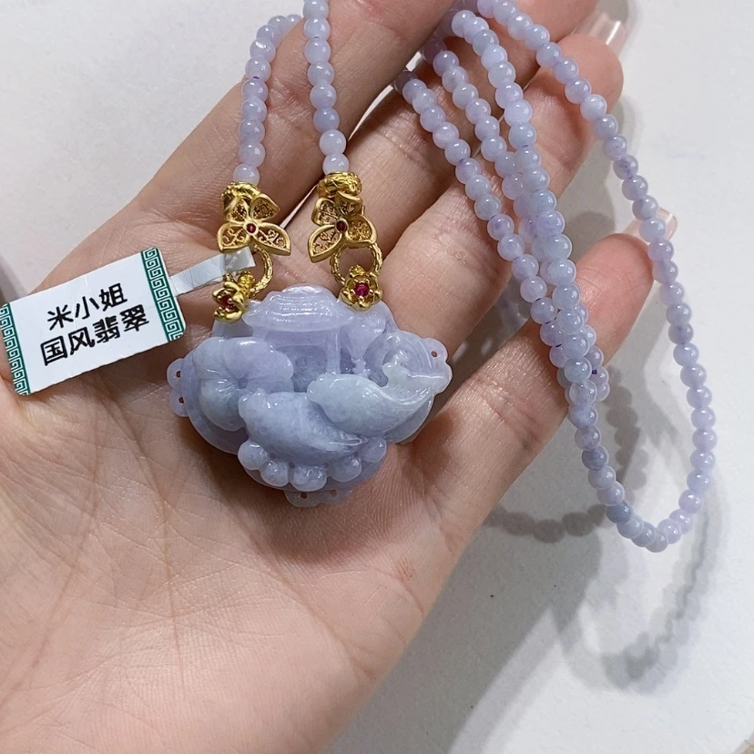 【闪购商品】翡翠未镶嵌颈饰