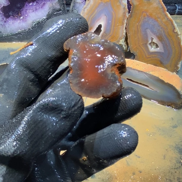 未镶嵌玛瑙/玉髓珠宝半成品