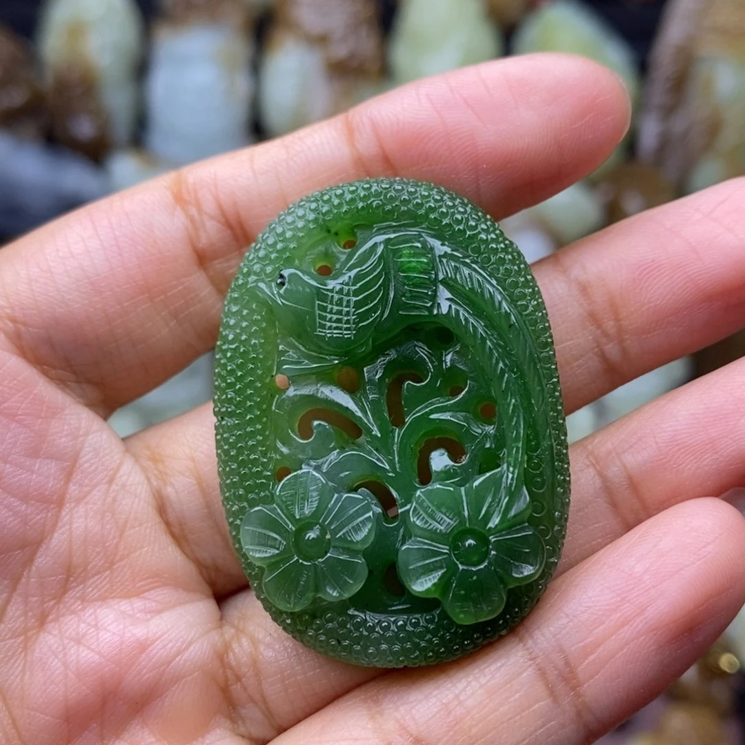 项链未镶嵌和田玉（糖玉）