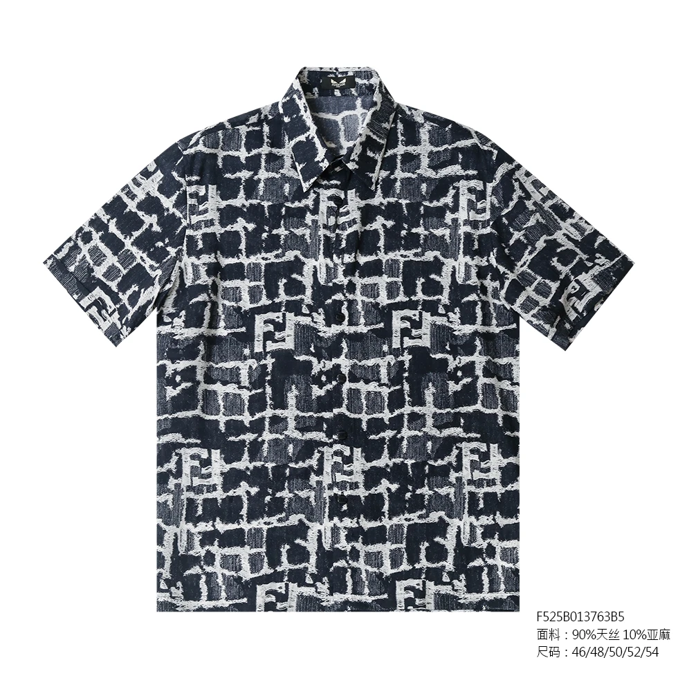 FENDILOR小怪兽25年春夏款男士衬衣 F525B013763B