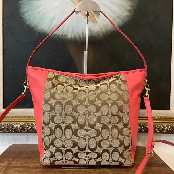 95新 COACH/蔻驰 coach蔻驰斜挎包/003505/尺寸26*26