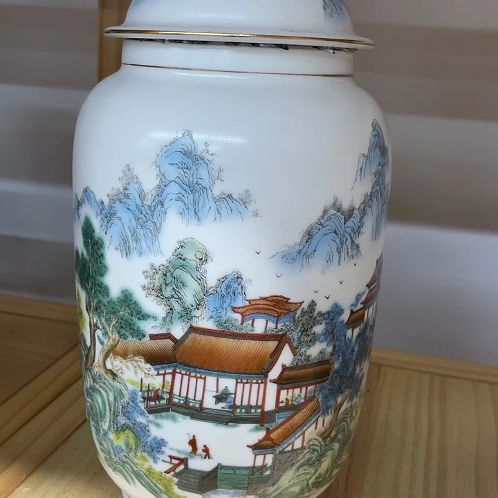 高端陶瓷茶叶密封罐