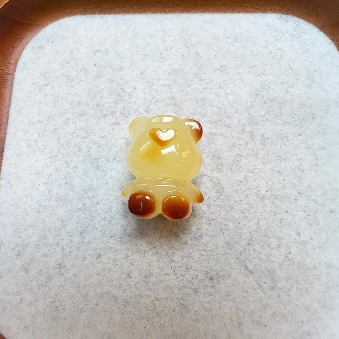 未镶嵌琥珀裸石苝*定制