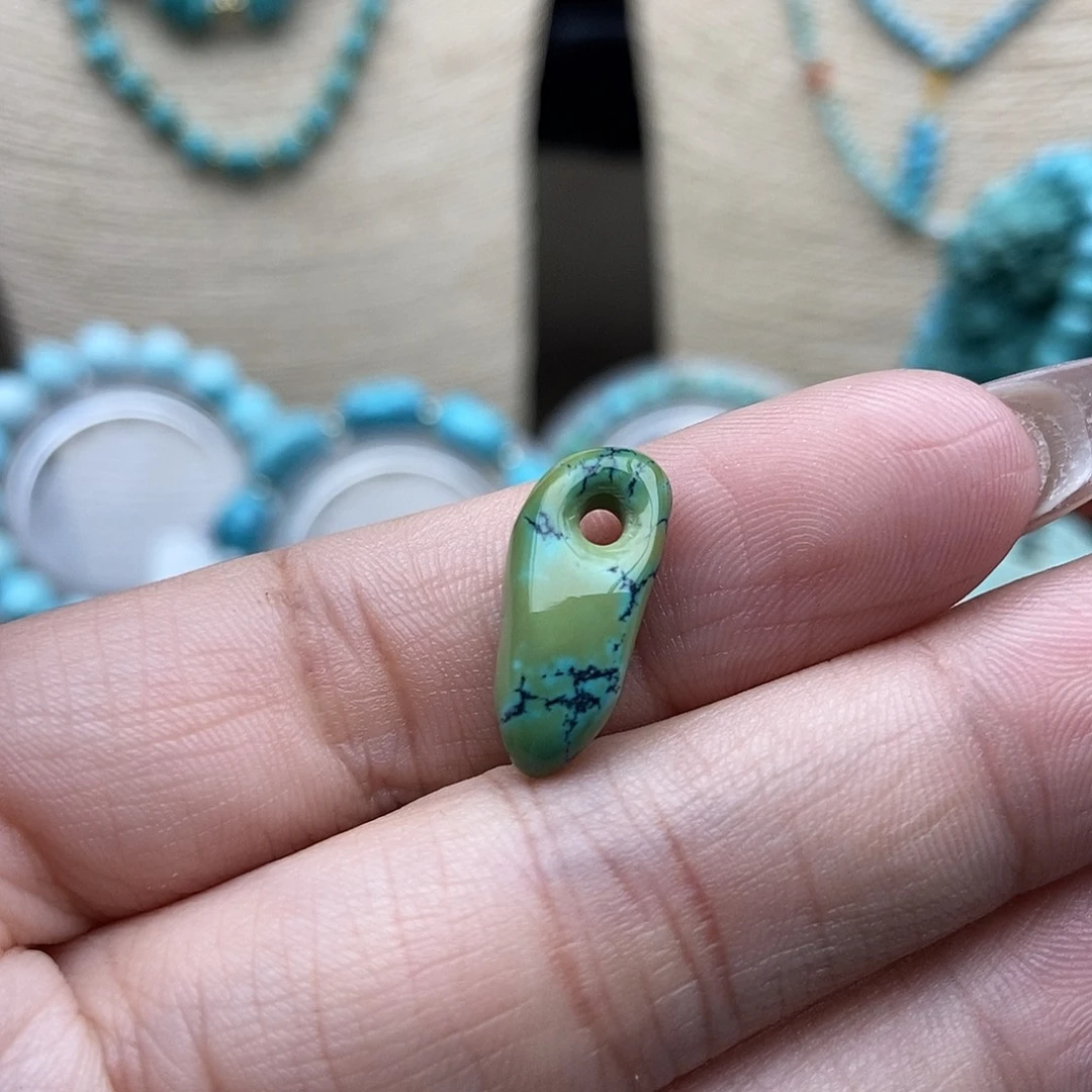 绿松石未镶嵌菜籽卡子