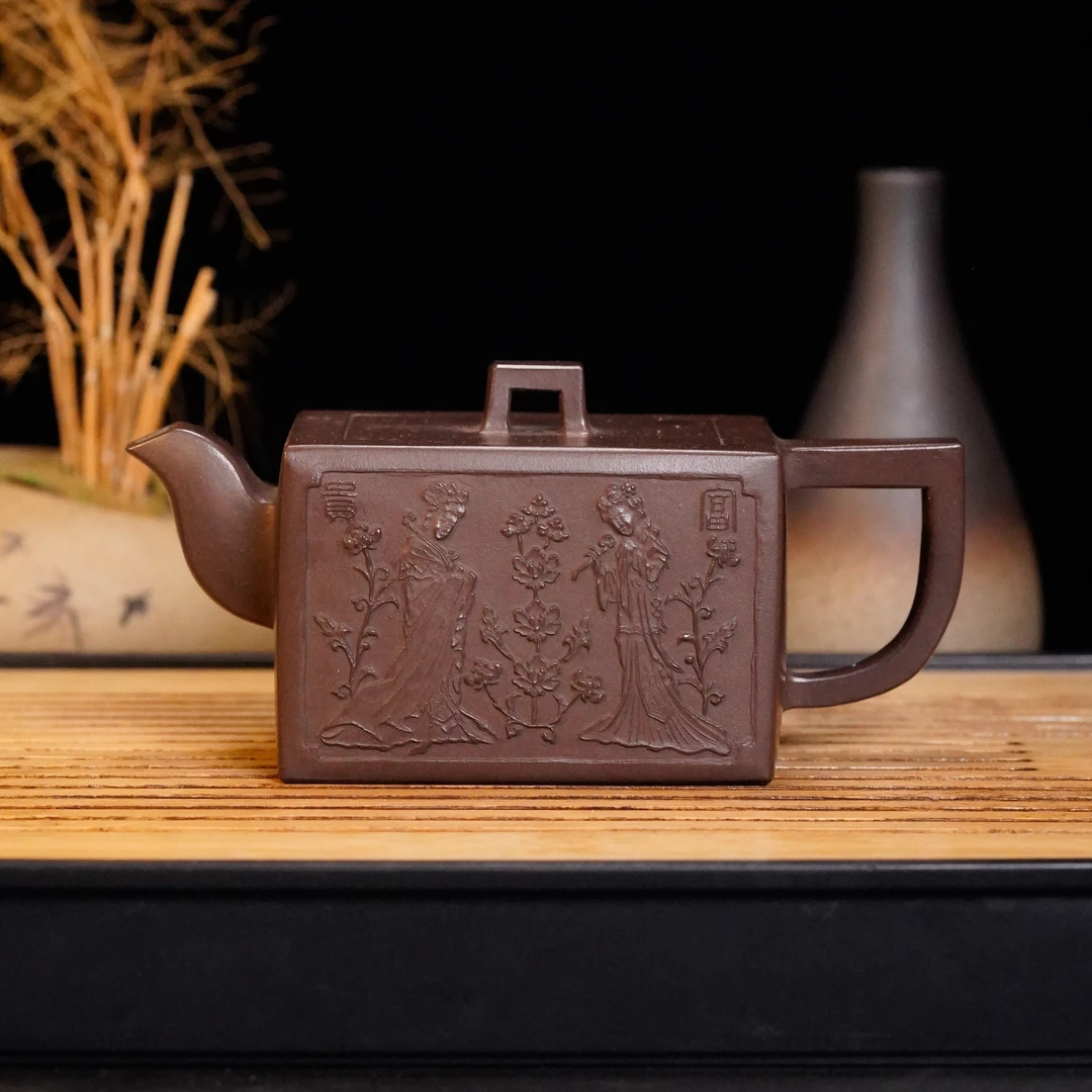 LHZC-080   宜兴手工紫砂   方韵