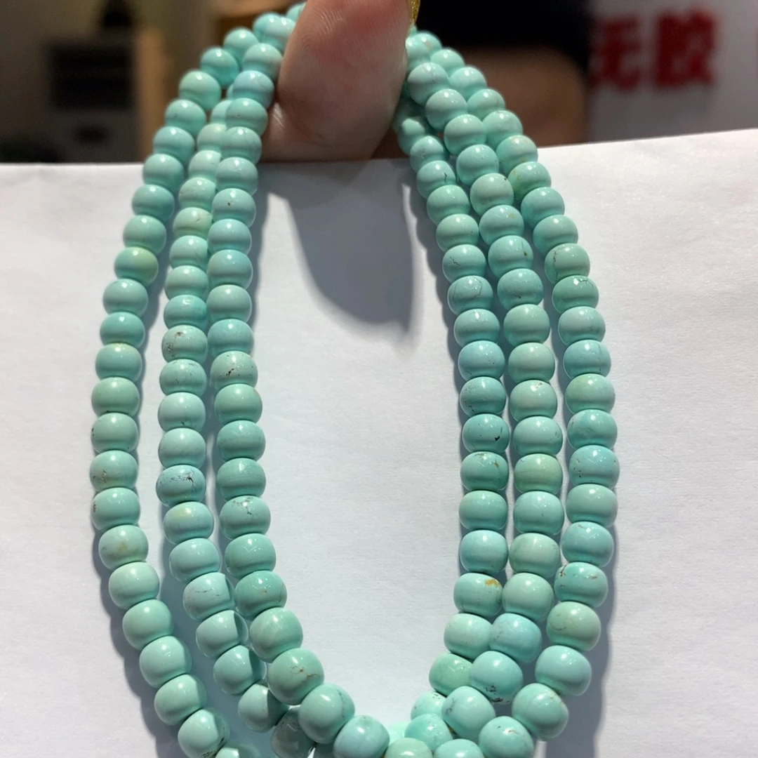 未镶嵌绿松石长链