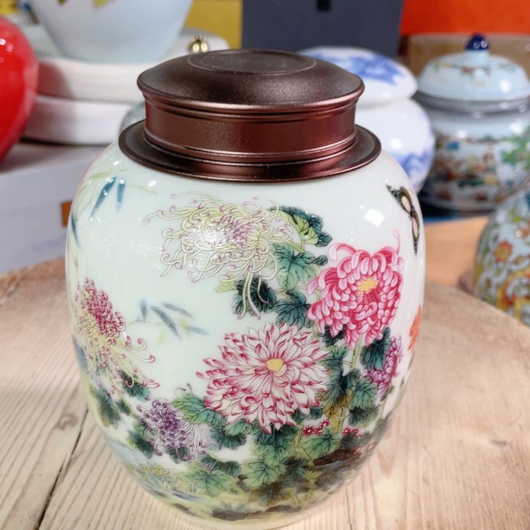 【闪购商品】罐陶瓷茶叶罐密封罐