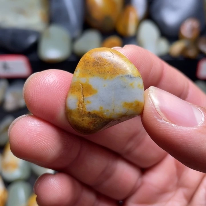 和田玉未镶嵌挂件4