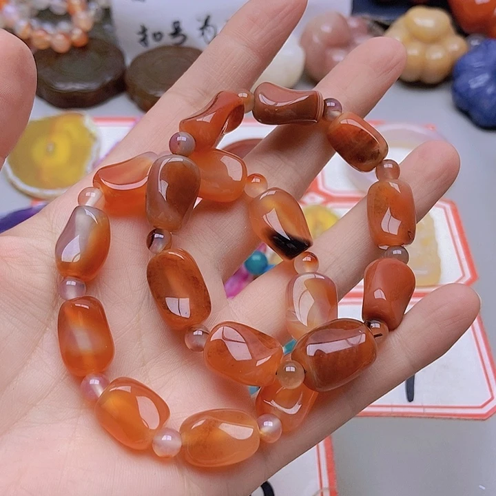 【闪购商品】未镶嵌玛瑙/玉髓珠宝半成品艾****管