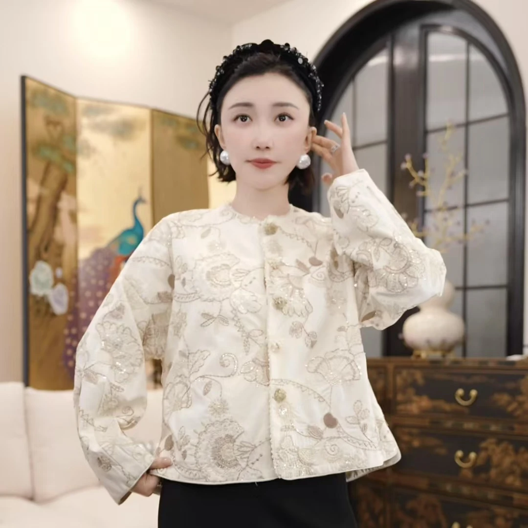 Betty Bairn【茗芸】新中式重工刺绣外套25B-BW8810