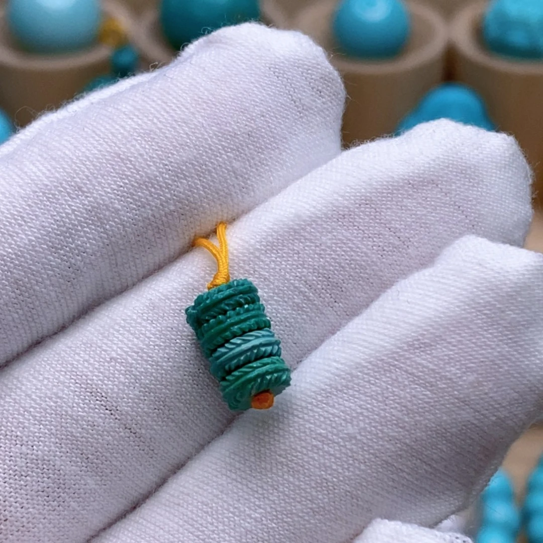 绿松石未镶嵌珠宝奇石6.7mm