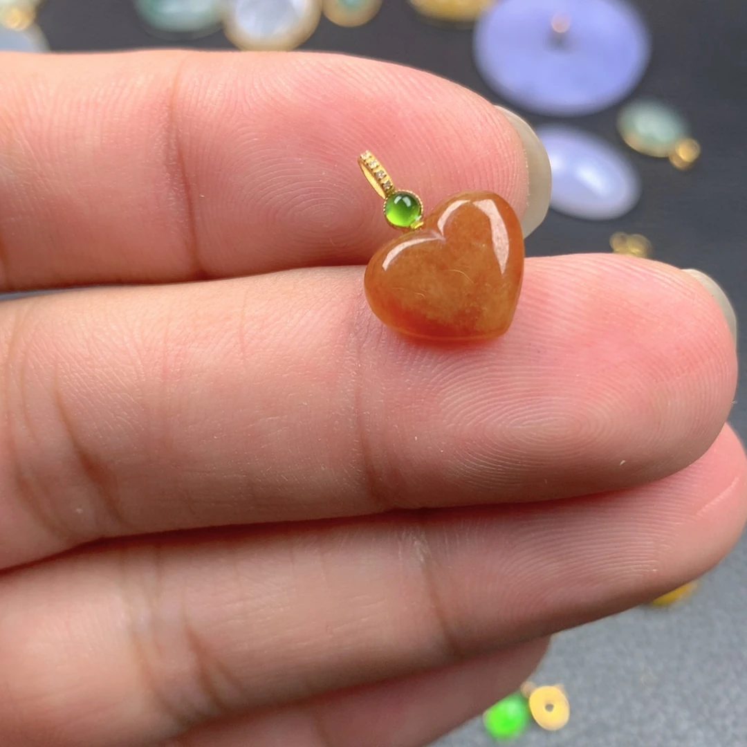 【闪购商品】颈饰18K金镶嵌翡翠翡翠