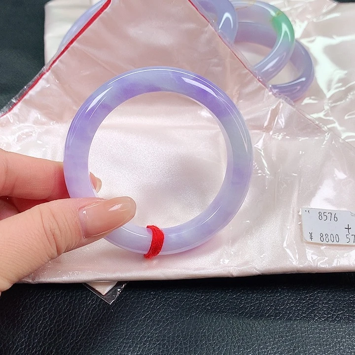 未镶嵌手镯翡翠8576结结巴巴cv